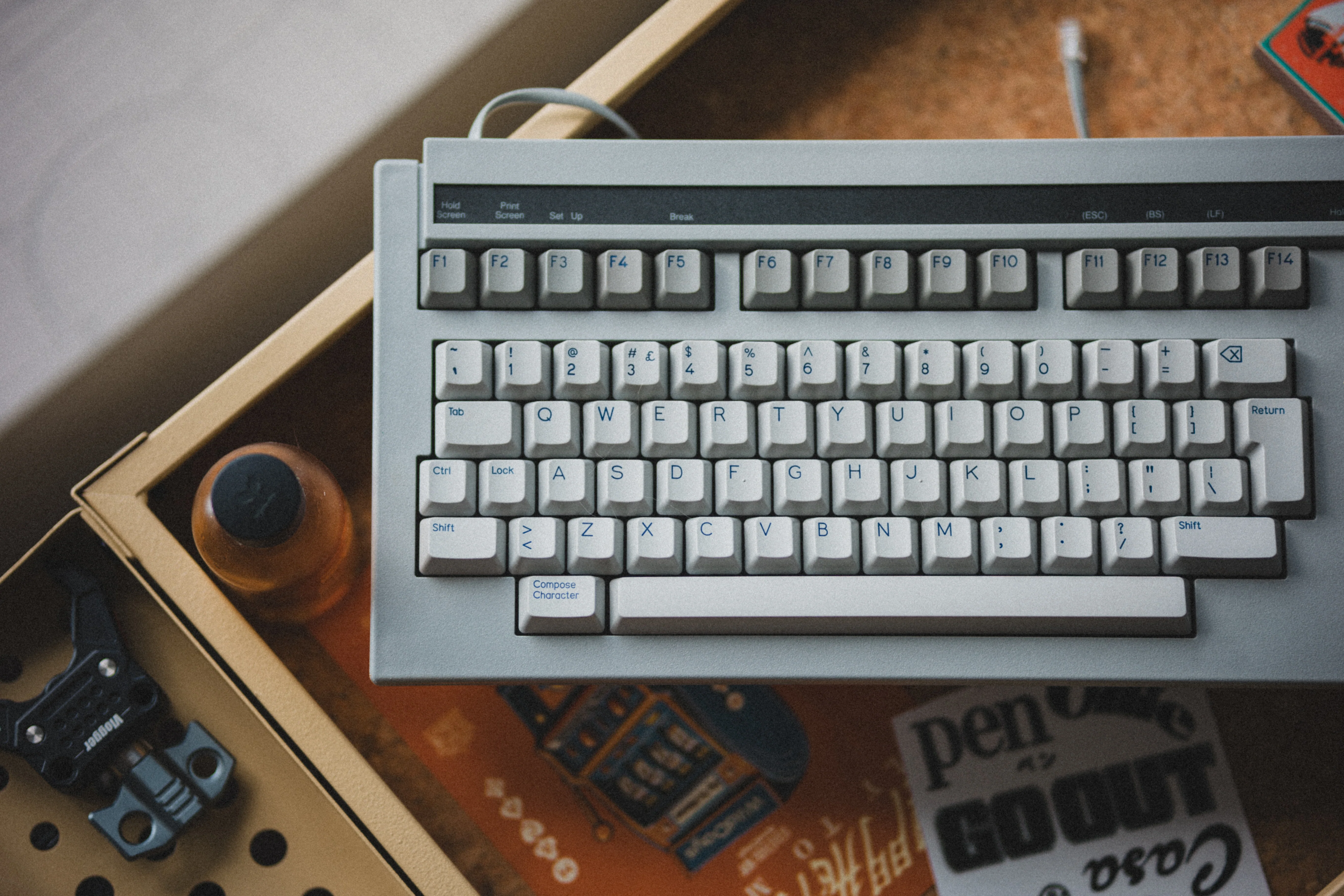 [NIB] DASCOM DAS 320 Terminal Mechanical Keyboard Vintage Black Switch - Image 23
