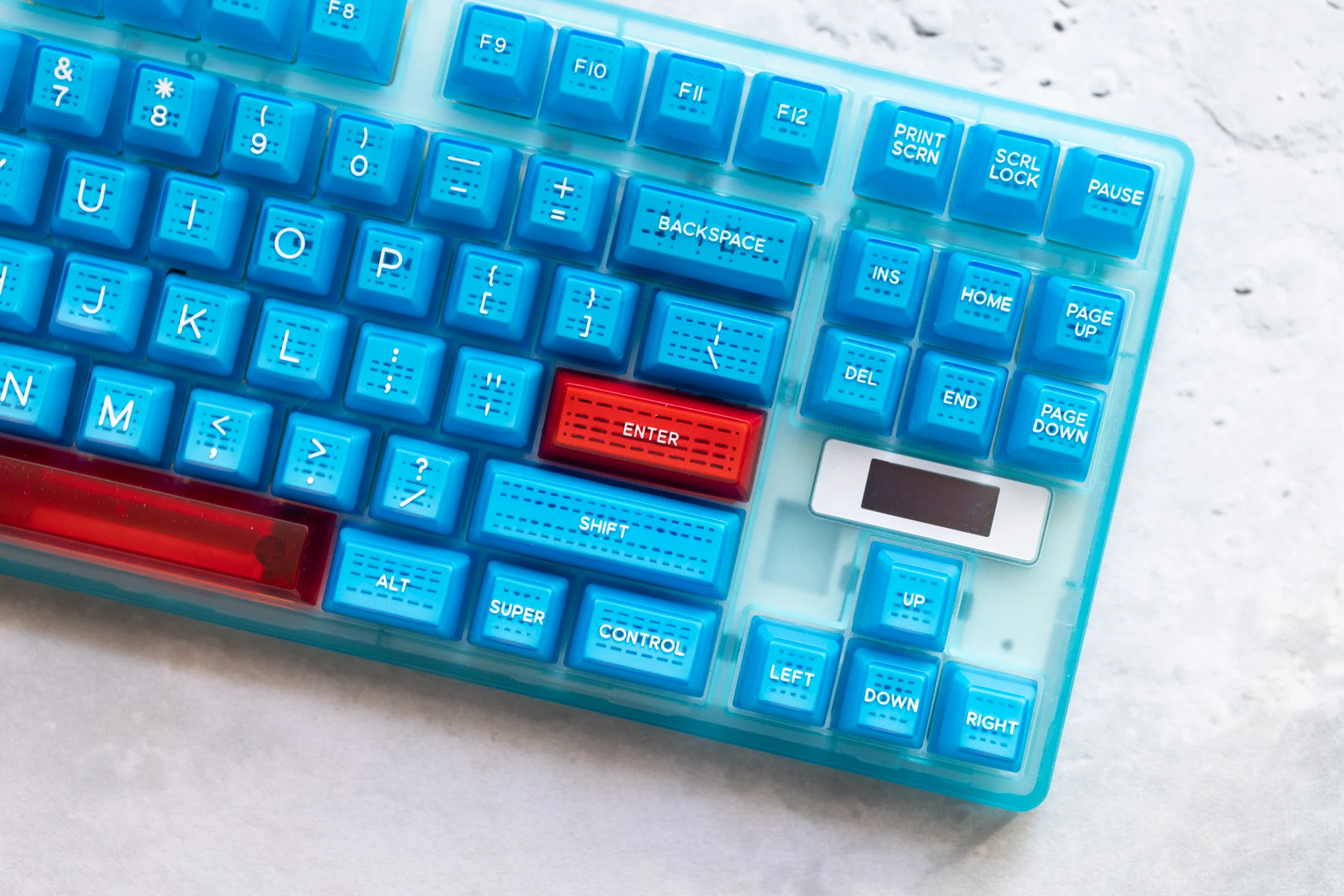 [In Stock] Domikey SA SeaSurfing Clear Blue ABS Doubleshot Keyset - Image 10