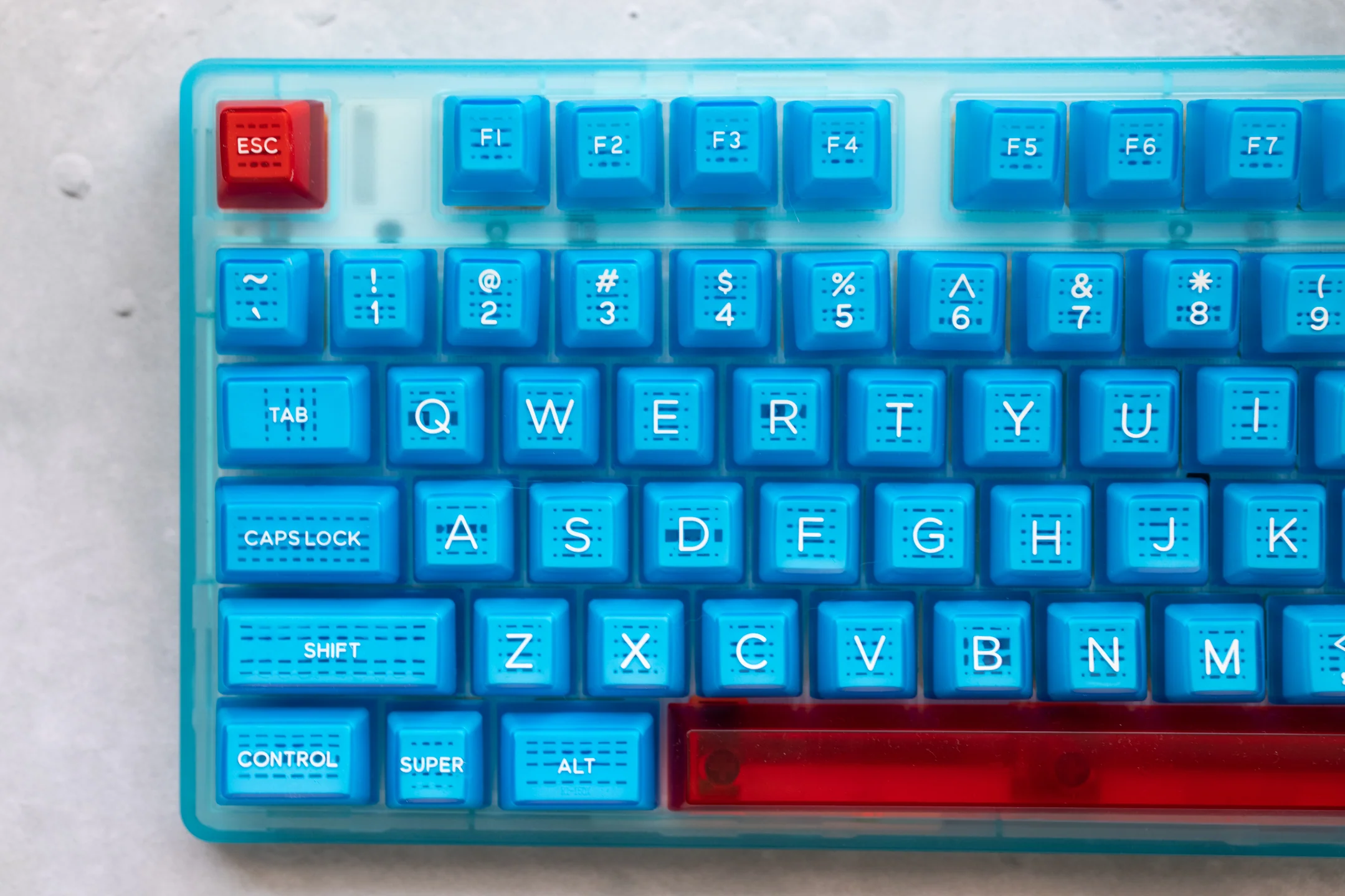 [In Stock] Domikey SA SeaSurfing Clear Blue ABS Doubleshot Keyset - Image 11
