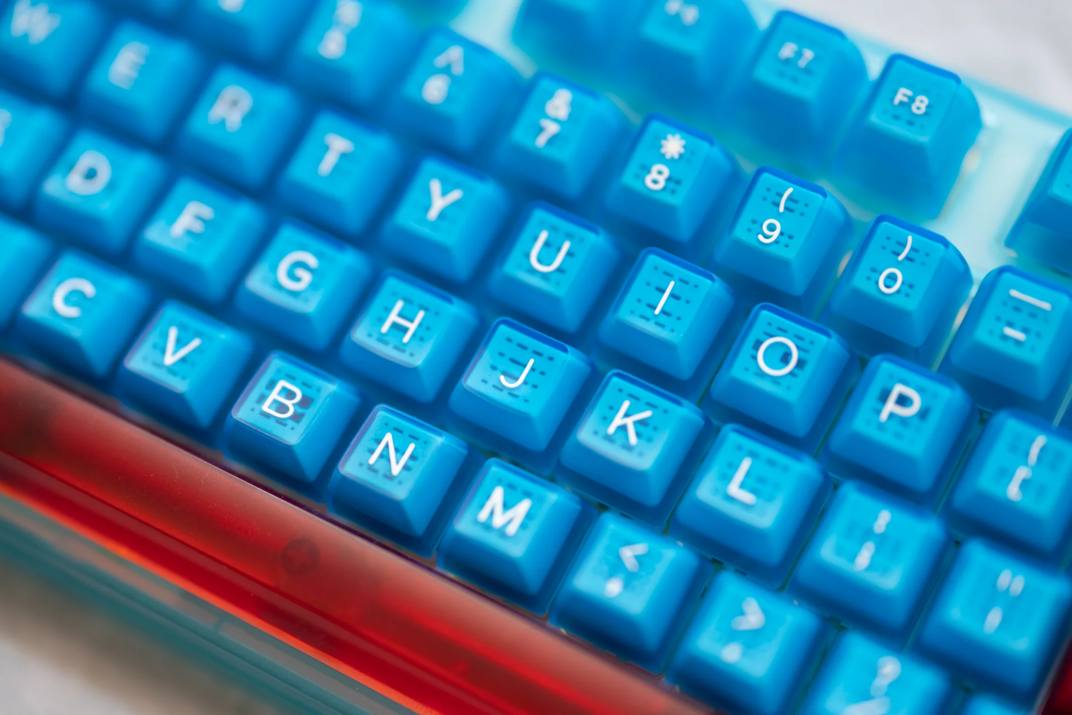 [In Stock] Domikey SA SeaSurfing Clear Blue ABS Doubleshot Keyset - Image 12