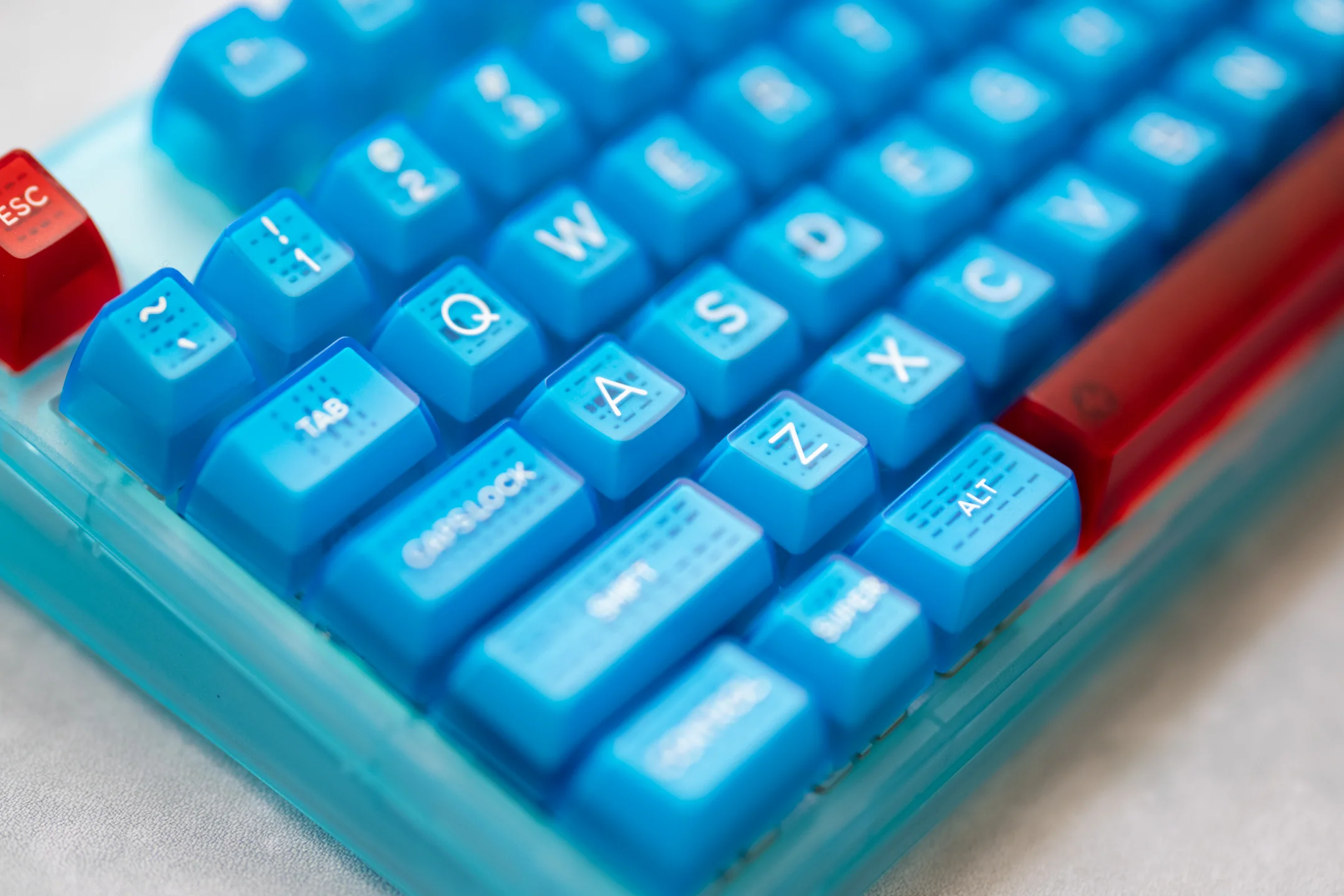 [In Stock] Domikey SA SeaSurfing Clear Blue ABS Doubleshot Keyset - Image 14