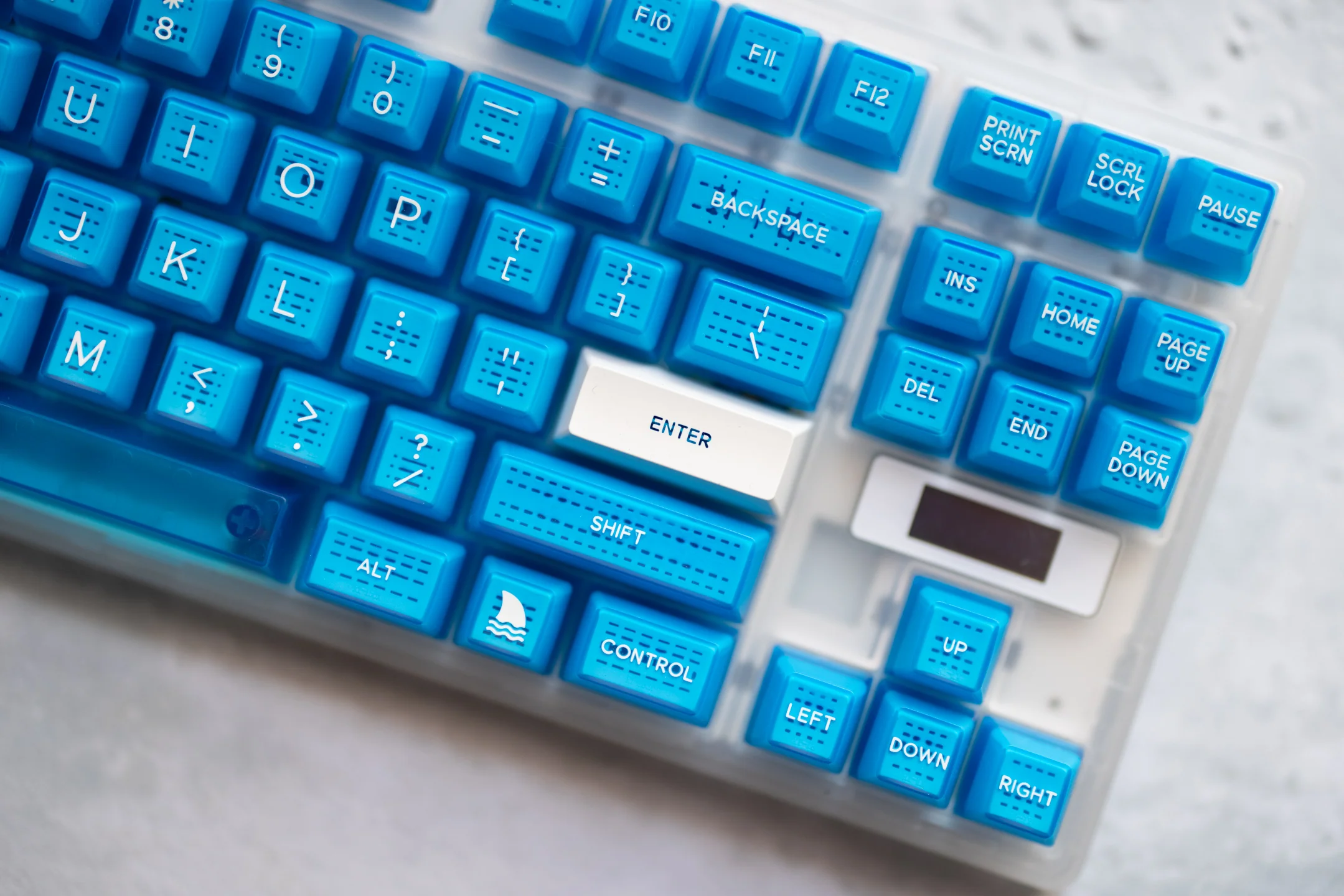 [In Stock] Domikey SA SeaSurfing Clear Blue ABS Doubleshot Keyset - Image 5